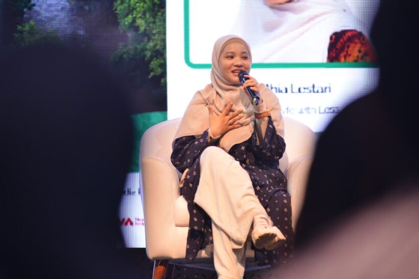 Cynthia Lestari, ibu sekaligus content creator yang kerap mengedukasi terkait sustainable dan minimalist learner