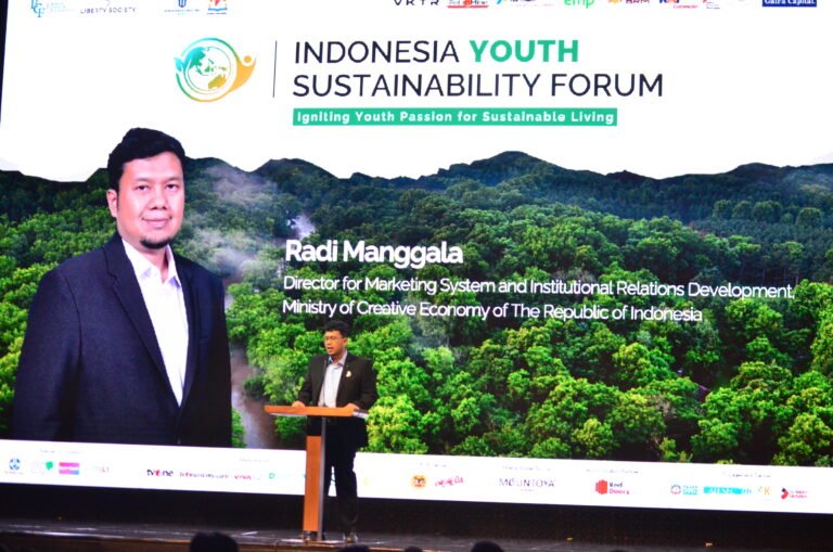 Radi Manggala Dorong Anak Muda Jadi Pelaku Utama Aksi Kreatif untuk Keberlanjutan